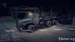 Урал 4320 в игре Spintires