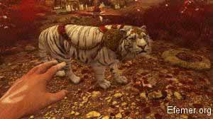 Белый тигр из игры Far Cry 4