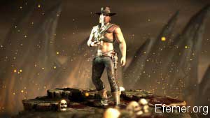 Эррон Блэк в костюме Изгоя Mortal Kombat X