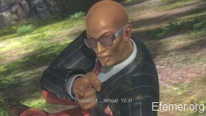Zack в костюме в игре Dead Or Alive 5