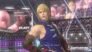 Eliot в фиолетовом костюме в игре Dead Or Alive 5