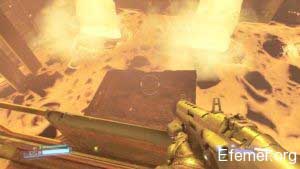 Металлический лист, на который нужно спрыгнуть, Doom 2016