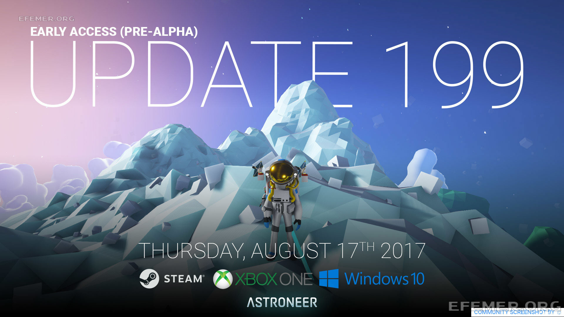 Обложка патча 199 из игры Astroneer