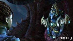 Персонаж Селендис из игры StarCraft II: Legacy of the Void.
