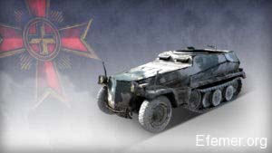 Артворк Steam «SdKfz 251 Half-track - Winter» из игры Company of Heroes 2