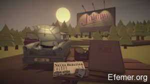 Скриншот меню игры Jalopy