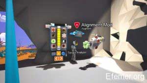 Скриншот модификатора выравнивания из игры Astroneer