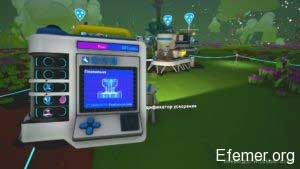 Скриншот каталога рюкзака из игры Astroneer