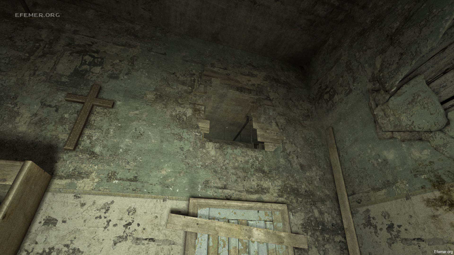 Лезем сюда Лаз в стене, Outlast 1