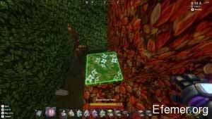 Скриншот осеннего цветка из игры Creativerse