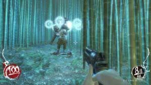 Скриншот синей статуи Тентоки, Shadow Warrior 2013