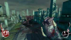 Скриншот чаши с кровью №1, расположенной на кладбище, Shadow Warrior 2013