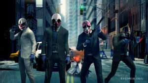Арт Steam «Clear the Street» из игры Payday: The Heist.