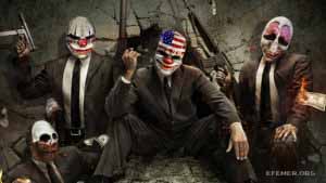 Арт Steam «Job Well Done» из игры Payday: The Heist.
