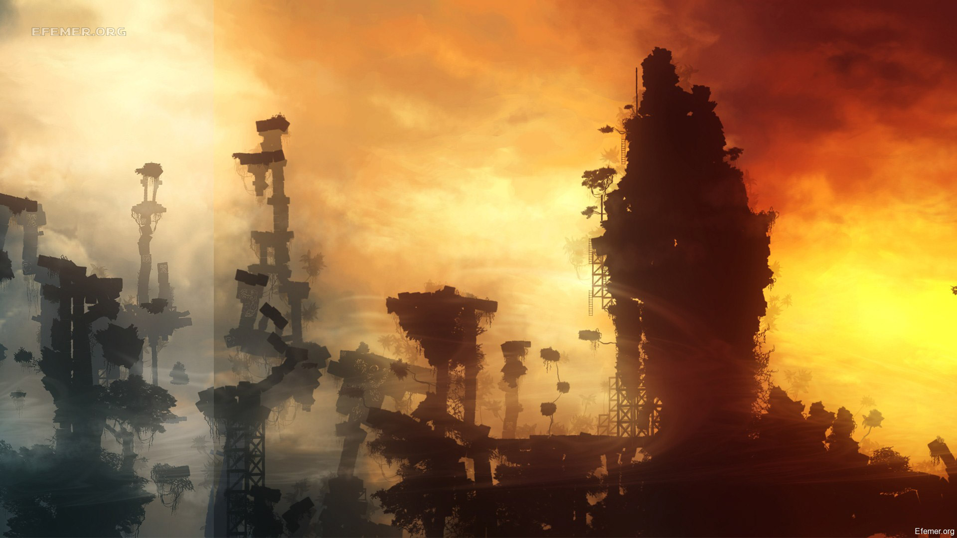 Арт Steam «Jungle» из игры Outland