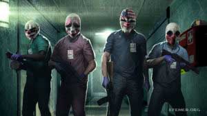 Арт Steam «Need a Doctor» из игры Payday: The Heist.