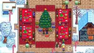 Новый Год в игре Stardew Valley