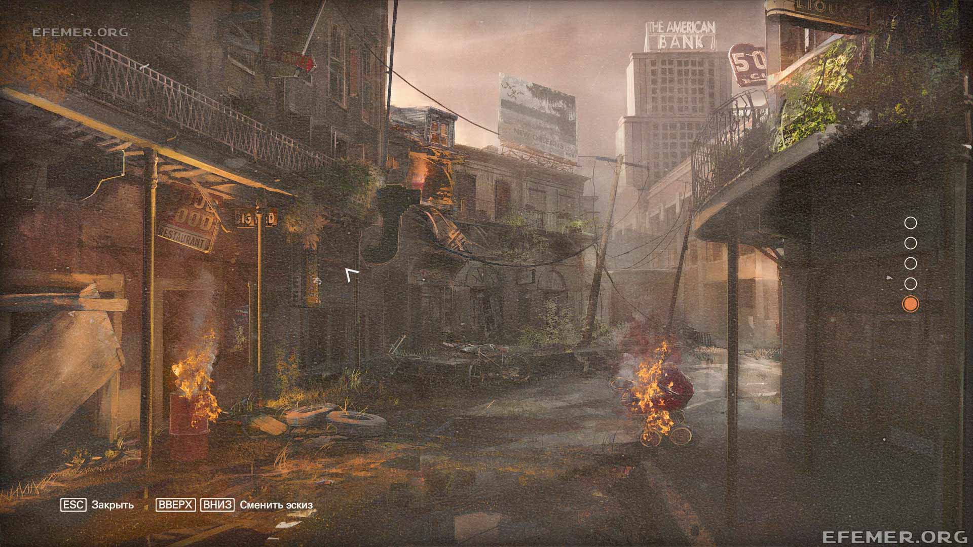 Эскиз «Гетто» из игры Wolfenstein II: The New Colossus