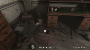 Карточка звезды №42 «Ларри Джонсон», лежащая возле коробки, Wolfenstein II: The New Colossus
