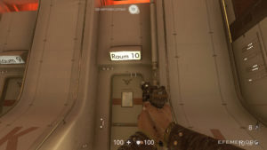 Комната номер 10 в игре Wolfenstein II: The New Colossus