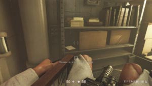 Лежащий на полке текст №3 «Записка коменданта Фишера», Wolfenstein II
