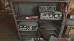 Эскиз №18 «Стейт-Билдинг и пентхаус», лежащий на стеллаже, Wolfenstein II: The New Colossus