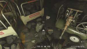 Золото №43 «Венерианский солдат», валяющееся рядом с образцами пород, Wolfenstein II: The New Colossus