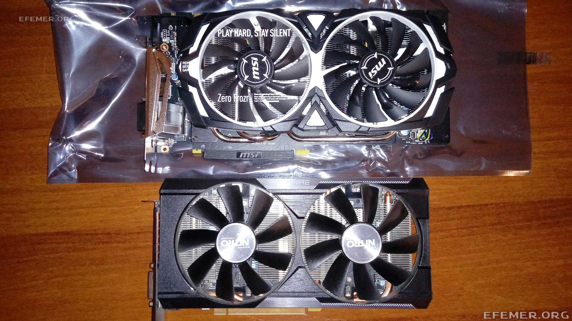 Снимаю упаковку с MSI 1070 Ti ARMOR 8G