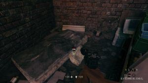 Матрас, спрятанный в тупичке, Wolfenstein: The Old Blood