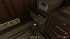 Золото №2, лежащее в ящике стола, Wolfenstein II: The New Colossus