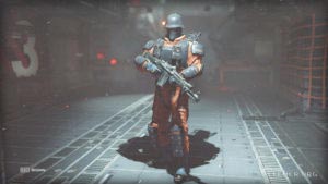 Арт «Венерианский элитный солдат» из игры Wolfenstein II: The New Colossus.