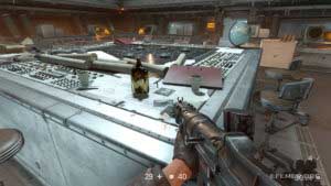 Золото №10, находящееся возле карты, Wolfenstein II: The New Colossus