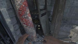 Коллекционное золото №10, спрятанное за ковром, Wolfenstein: The Old Blood