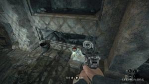 Матрас, лежащий в нише, Wolfenstein: The Old Blood