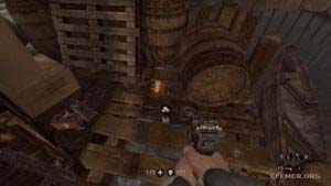 Коллекционное золото №51, лежащее на мостках, Wolfenstein: The Old Blood