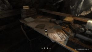 Письмо Софи, лежащее на столе, Wolfenstein: The Old Blood