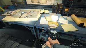 Письмо короля Оттона, лежащее на столе, Wolfenstein: The Old Blood