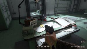 Текст №113 «Электронное письмо генерала Энгель», лежащий на столе, Wolfenstein II: The New Colossus