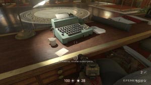 Текст №2 «Письмо Лотты Штиглиц», лежащий на столе, Wolfenstein II: The New Colossus