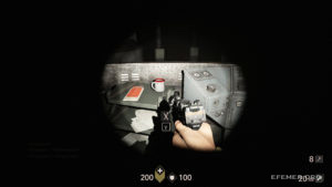 Эскиз №50 «Конец», лежащий на тумбочке, Wolfenstein II: The New Colossus