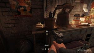 Коллекционное золото №48, лежащее рядом с колоколом, Wolfenstein: The Old Blood