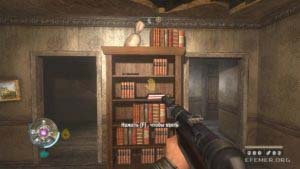 Золото №21, лежащее на шкафу, Wolfenstein 2009