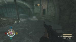 Золото №22, валяющаяся в воде, Wolfenstein 2009