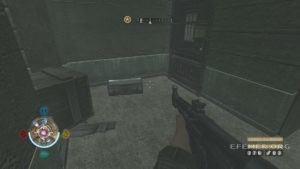 Золото №18, лежащее в закутке, Wolfenstein 2009