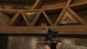 Золотая корона, хранящаяся в нише, Wolfenstein: The New Order