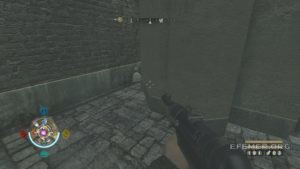Золото №8, лежащее в углу, Wolfenstein 2009