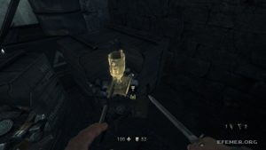 Золотой флорбольный приз, лежащий в ящике, Wolfenstein: The New Order