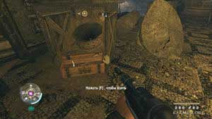 Золото №9, скрытое возле ящика, Wolfenstein 2009