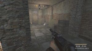 Золото №4, лежащее возле ящиков, Wolfenstein 2009