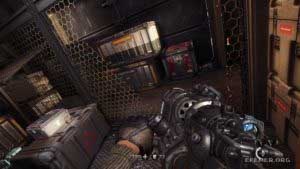 Сетка Рабица как ориентир для трофея, Wolfenstein: The New Order